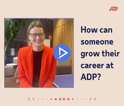 How can someone grow their career at ADP?